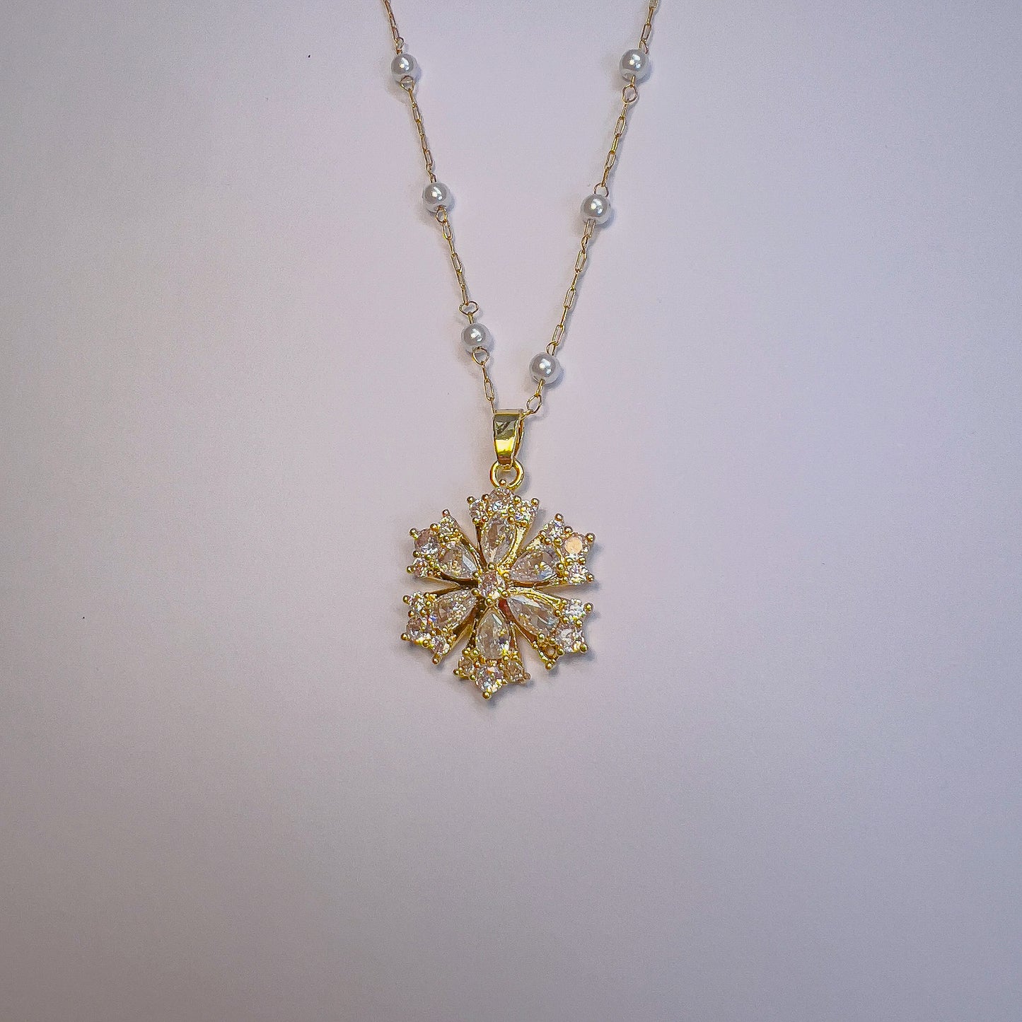 Crystal Snowflake Necklace