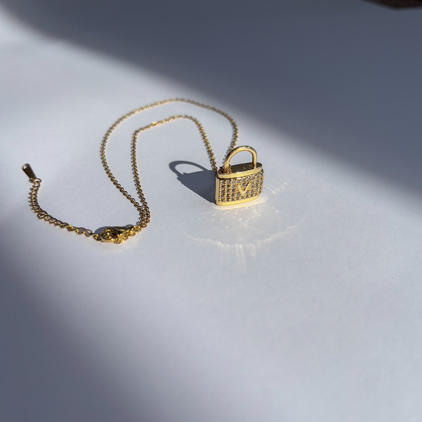 V Lock Necklace