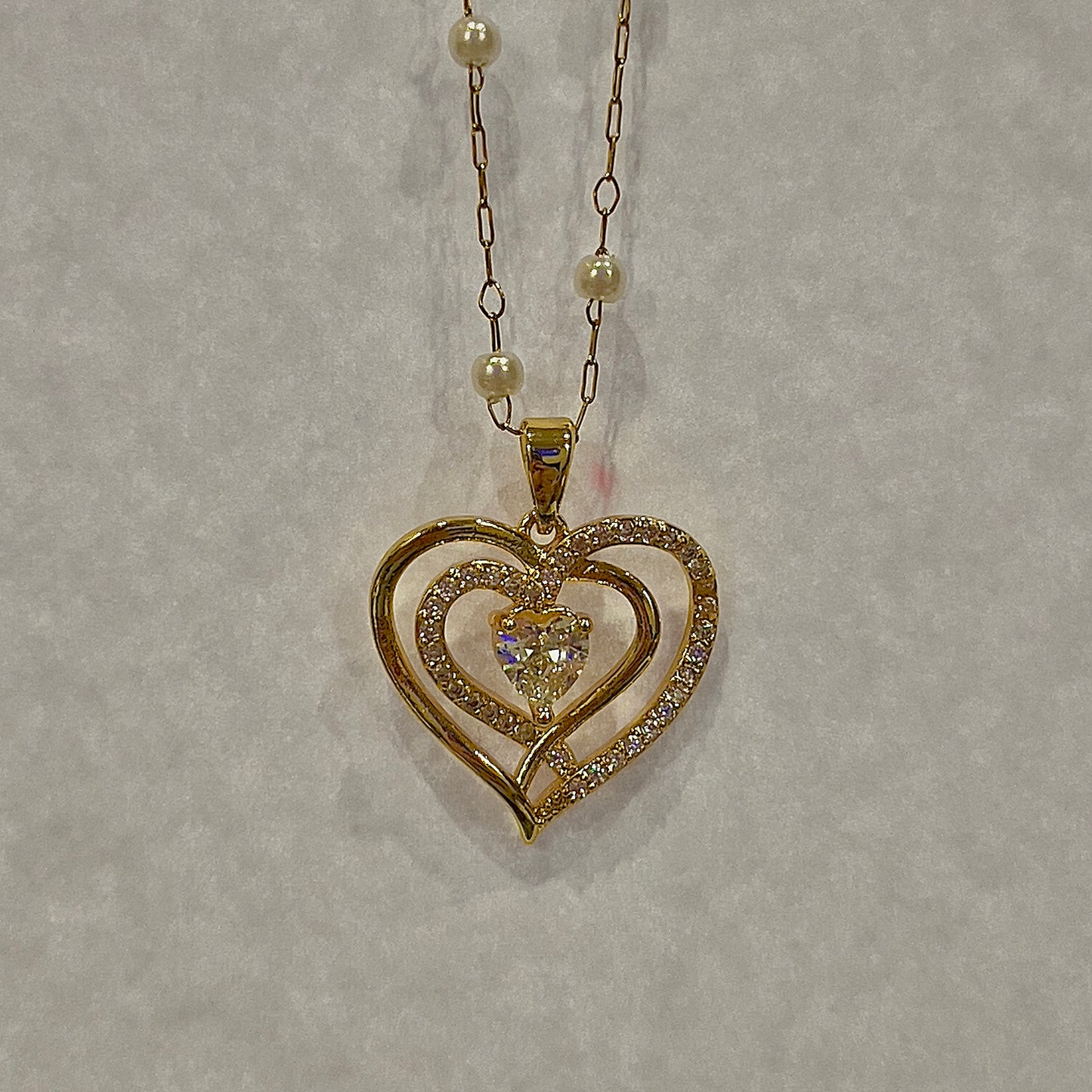 Triple Heart Necklace