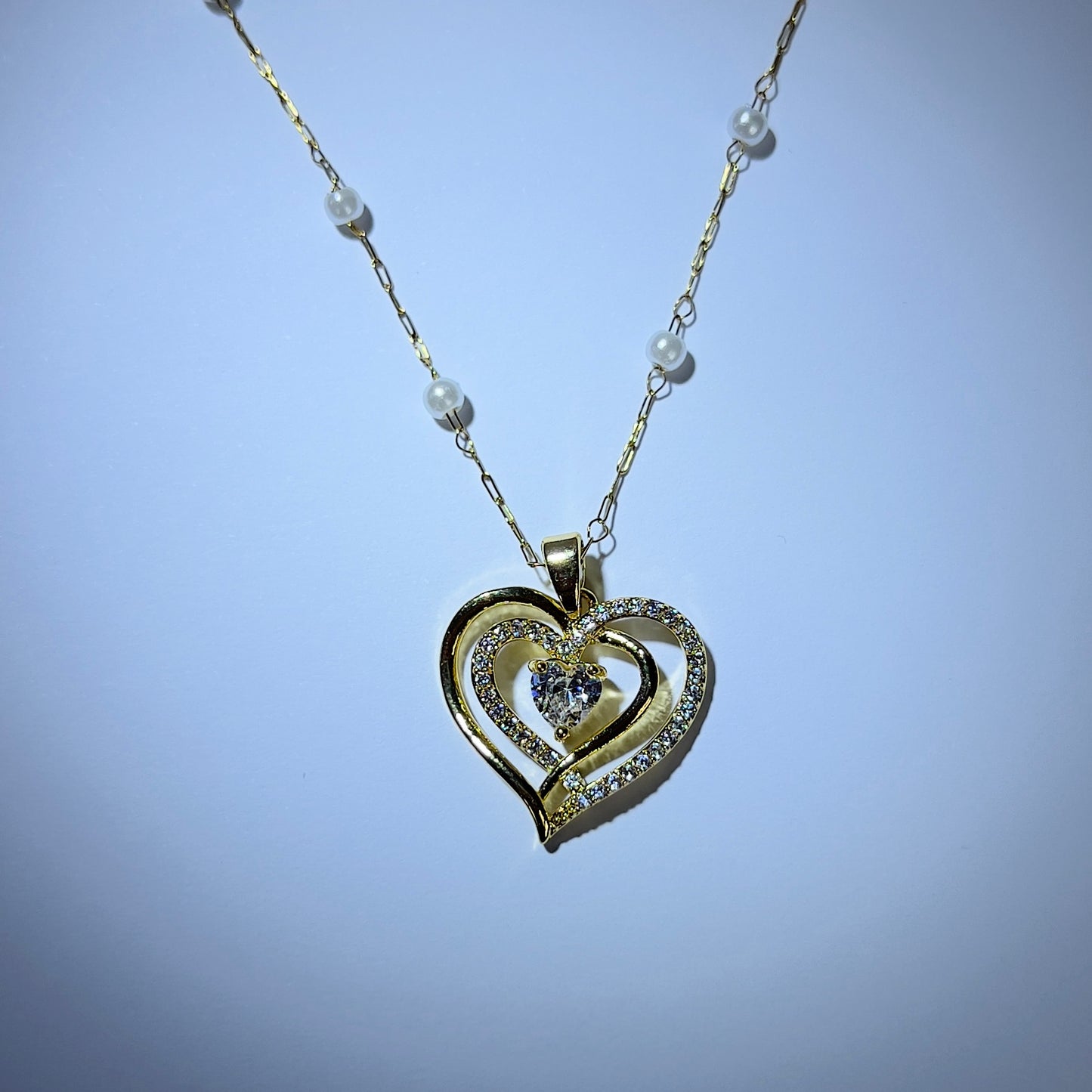 Triple Heart Necklace