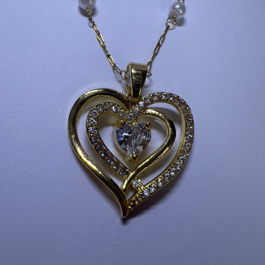 Triple Heart Necklace