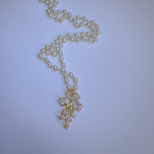 Crystal Flower Necklace