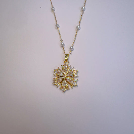 Crystal Snowflake Necklace