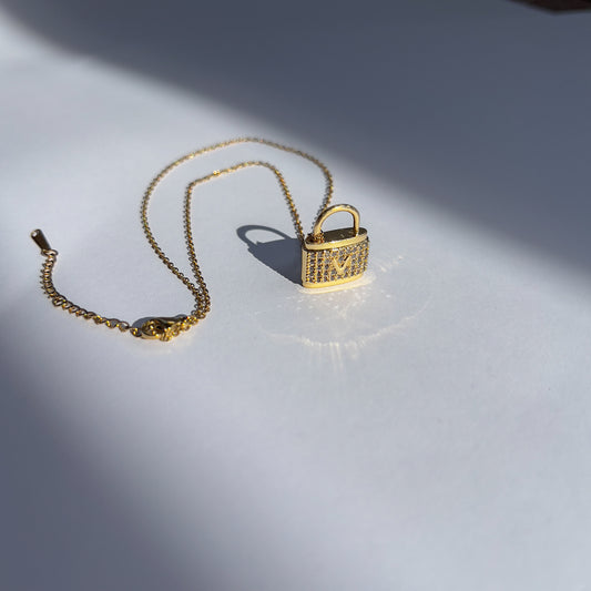 V Lock Necklace