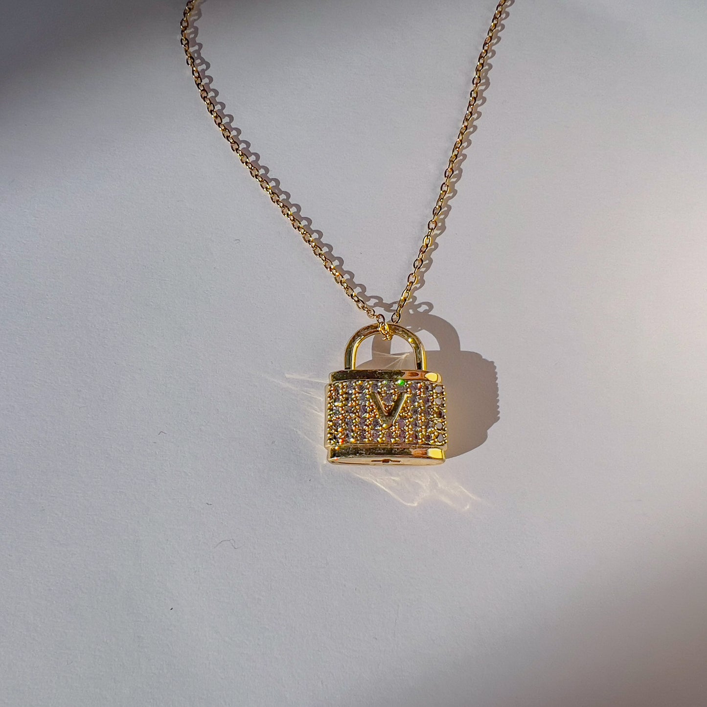 V Lock Necklace