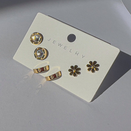 3 pack earrings