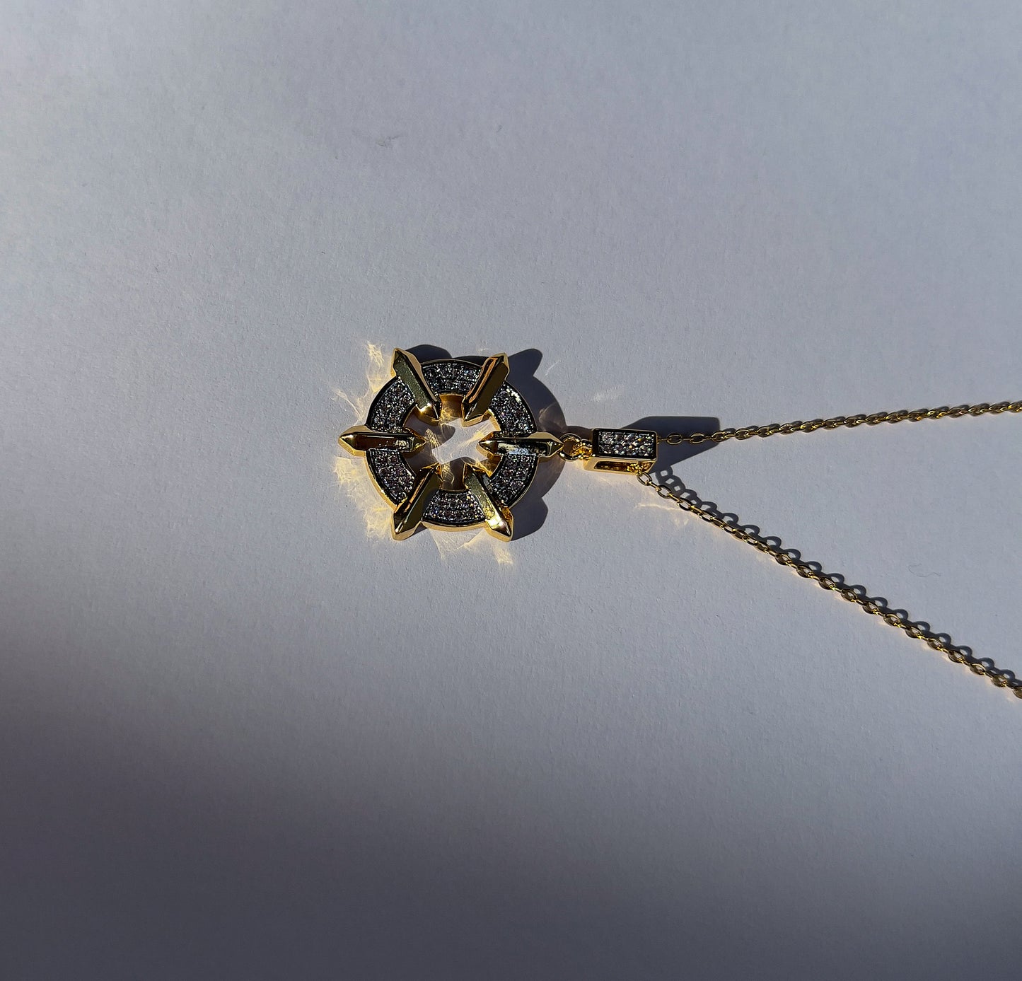 Circular Crystal Necklace
